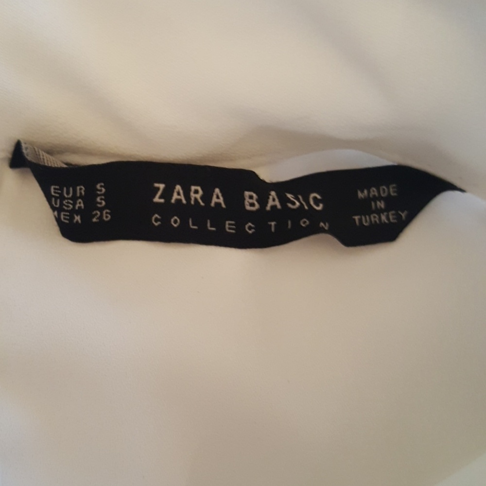 Zara Basic Collection White 90's Top - image 5
